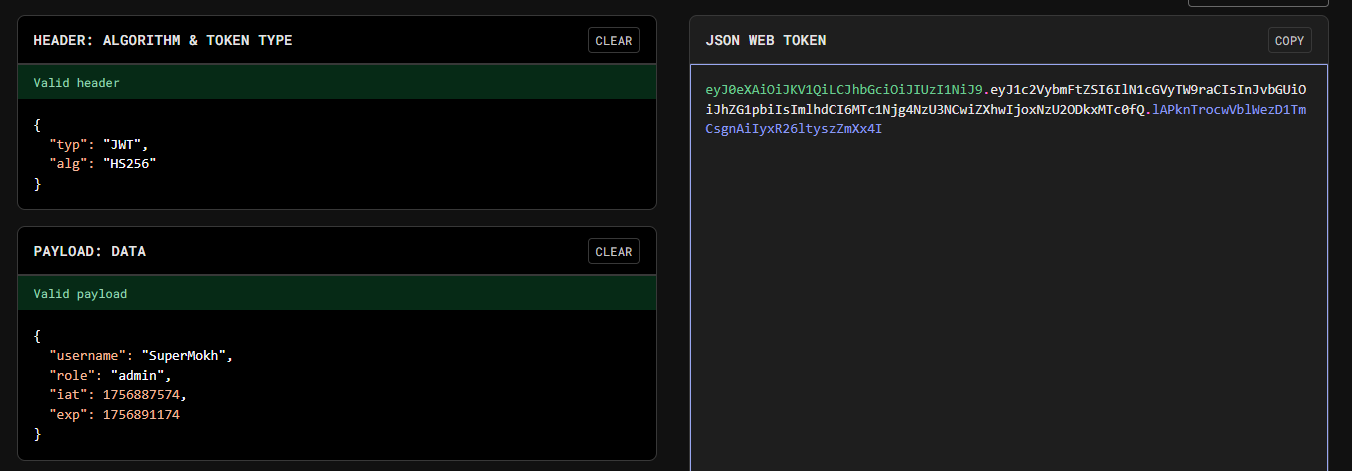 JWT encoder